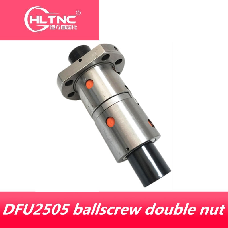 DFU2505 kugelumlaufspindel doppel mutter 25mm ball schraube mutter CNC DIY Carving maschine teile