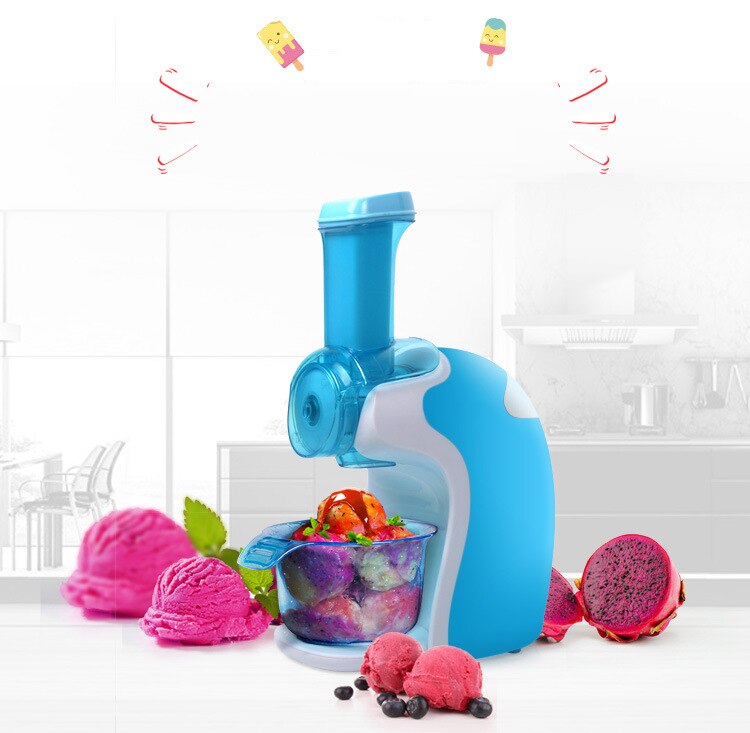 Healthy Fruit Ice Cream Machine Easy Use Safe Children's Portable Dessert Maker Yummy Sorbet
