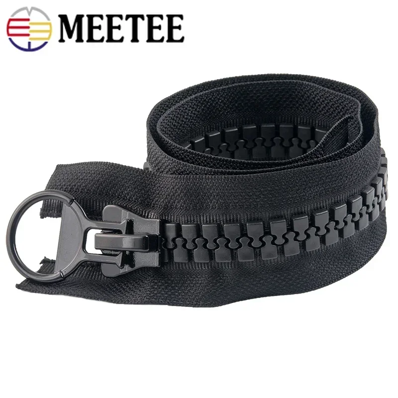 20 # Meetee 60/75/80/100/150/200 cm extra grote hars rits donsjas jas open ritsen vervangbare ritssluiting reparatie accessoires