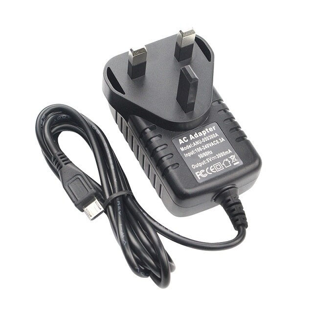 Raspberry Pi 3 Power Supply 5V 3A Micro USB Port Power DC Adapter Power Charger for Raspberry Pi 3 Model B+ 3B 2B Plus: UK