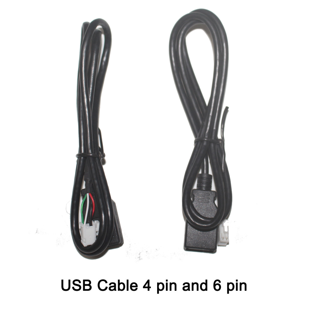 20 P enchufe Radio estéreo para coche salida RCA arnés de cables auxiliar adaptador de conector de cableado cable subwoofer ranura para tarjeta SIM 4G cable de radio para coche: YELLOW