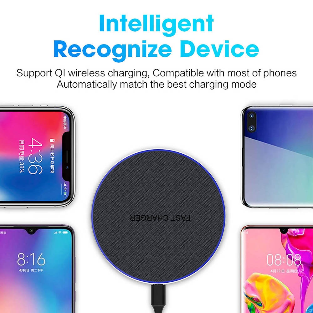 FDGAO 30W 20W 15W Qi Wireless Charger For iPhone 11 XS XR X 8 Airpods Pro Quick Fast Charging Pad for Samsung S20 S10 Note 20 10