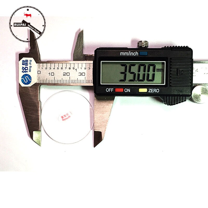 35mm / 35.5mm Sapphire Watch Glass Crystal Replacement Watches Parts For Watchmakers watch repair tools