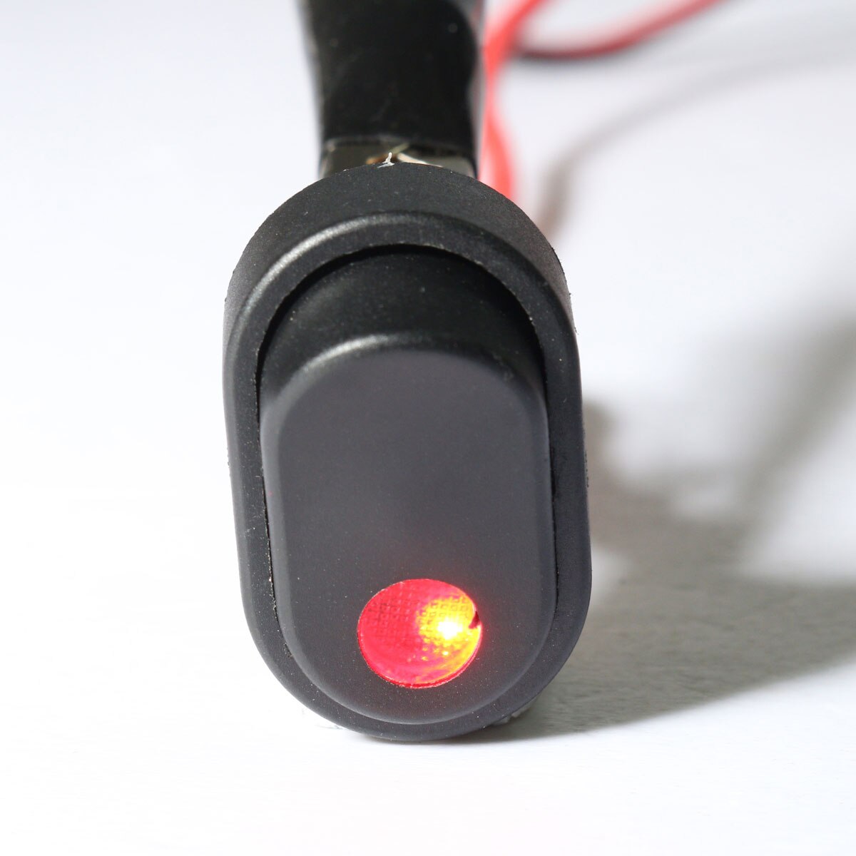 Gebildet 4pcs 12VDC/35A Auto LED Mistlamp Tuimelschakelaar,4-pins AAN-UIT Rood Blauw Groen Geel LED-Indicatielampjes voor Mistlampen,DRL,LED-lichtbalk 16pcs Aansluitklemmen