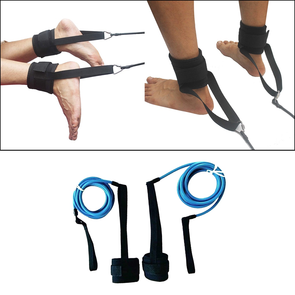 Swim Trainer Belt - Adult & Kids Resistance Band - Swimming Pool Training Aid Tether