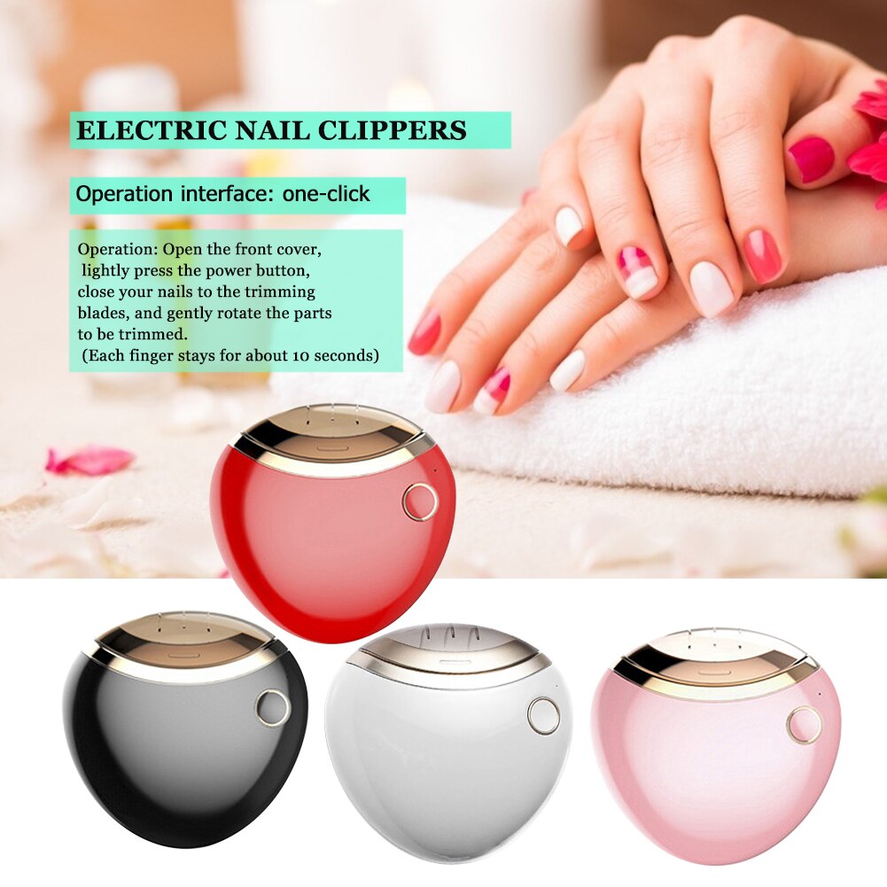 Électrique bébé coupe-ongles enfants ciseaux infantile soins des ongles automatique coupe-ongles broyeur électrique coupe manucure fichier orteil