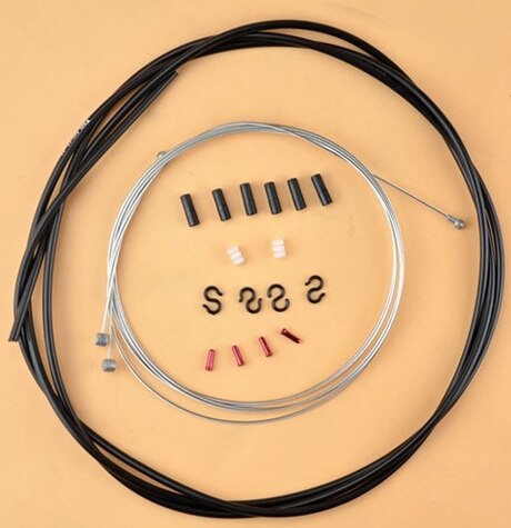 Palancas de freno para bicicleta de montaña, accesorio para bici con Cable de freno FR5 FR7: Brake line set