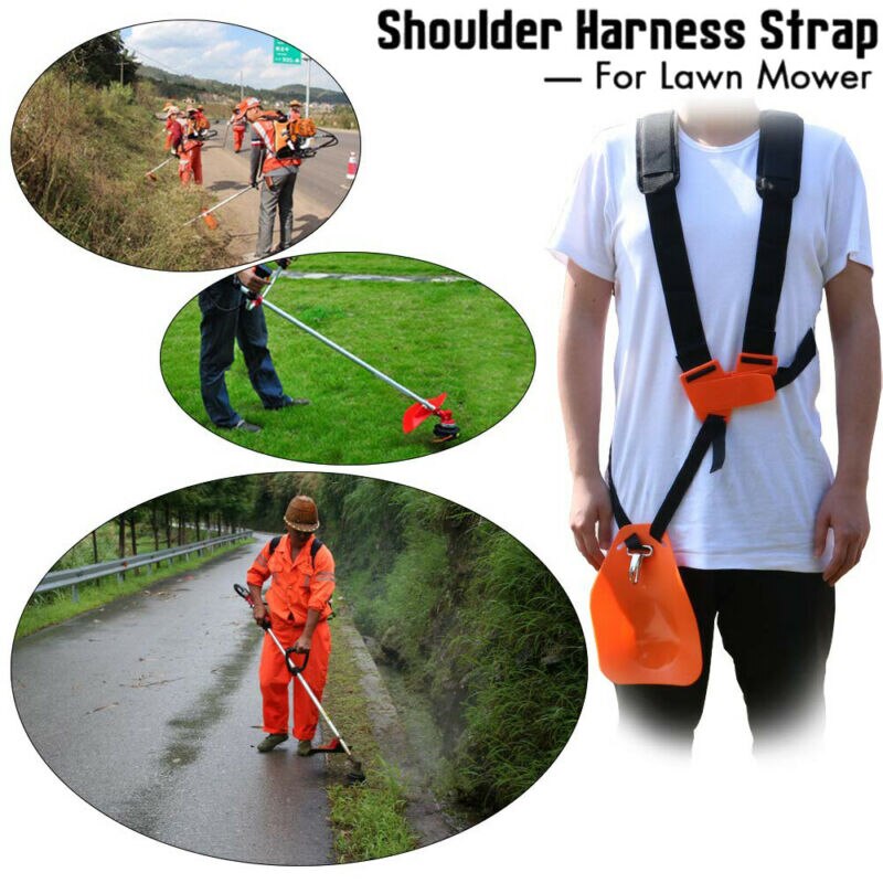 Verstelbare Dual Schouder Harness Strap Riem Gras Bosmaaier Trimmer Strimmer