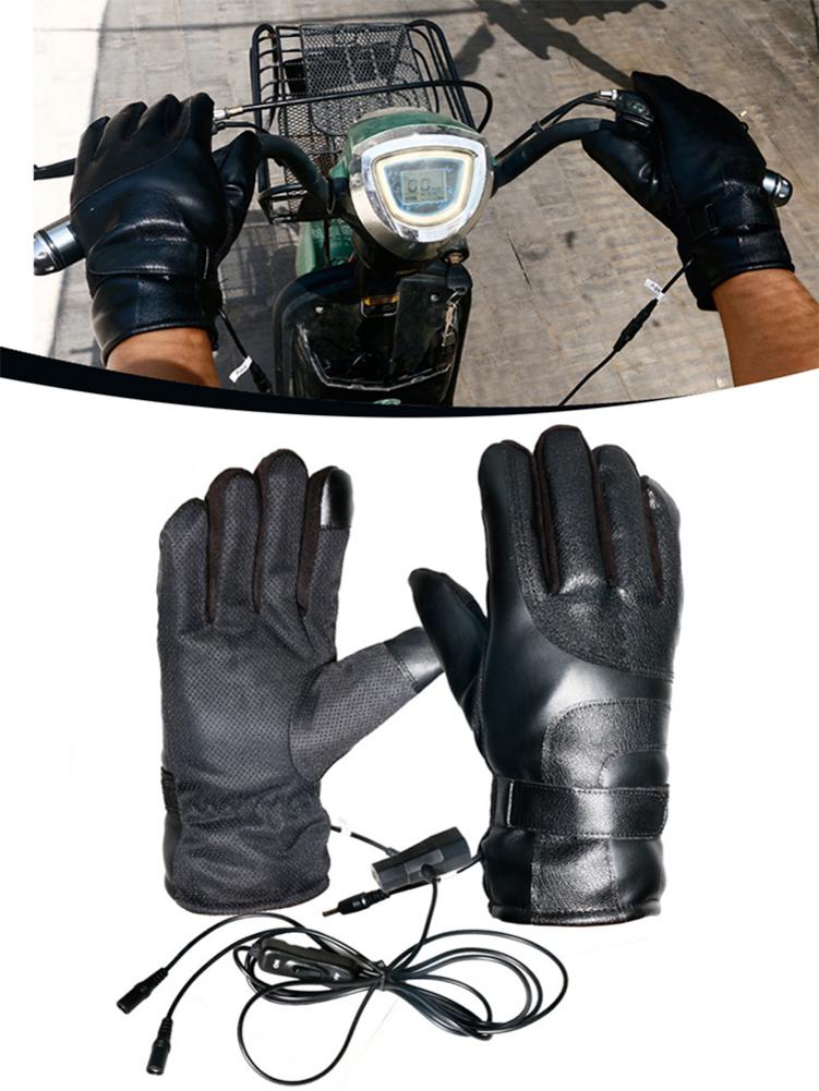 Oplaadbare Elektrische Verwarmde Handschoenen Winter Rijden Hand Warmer Handschoenen Motorfiets Thermische Verwarmde Handschoenen voor Klimmen Wandelen Cyclin