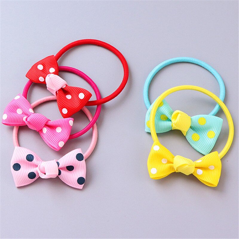 10 pçs/lote arco faixas de cabelo ferramentas 20 cores elástico de borracha bandas de cabelo laços/anéis/cordas goma grosgrain fita suportes cabelo acessórios