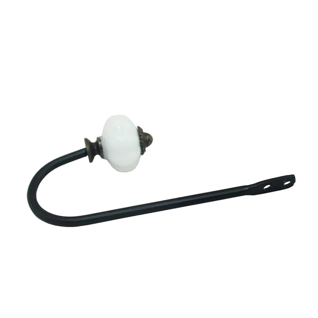 Universel europæisk stil keramisk hoved dør væg kroge holder nøgle håndklæde tøj frakke hat bøjle