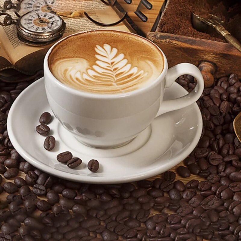 Pochoirs d'art 9 Styles pour café, Cappuccino, Barista, modèles de gâteaux, plumeau, accessoires pour café Gusto Nespresso Dolce