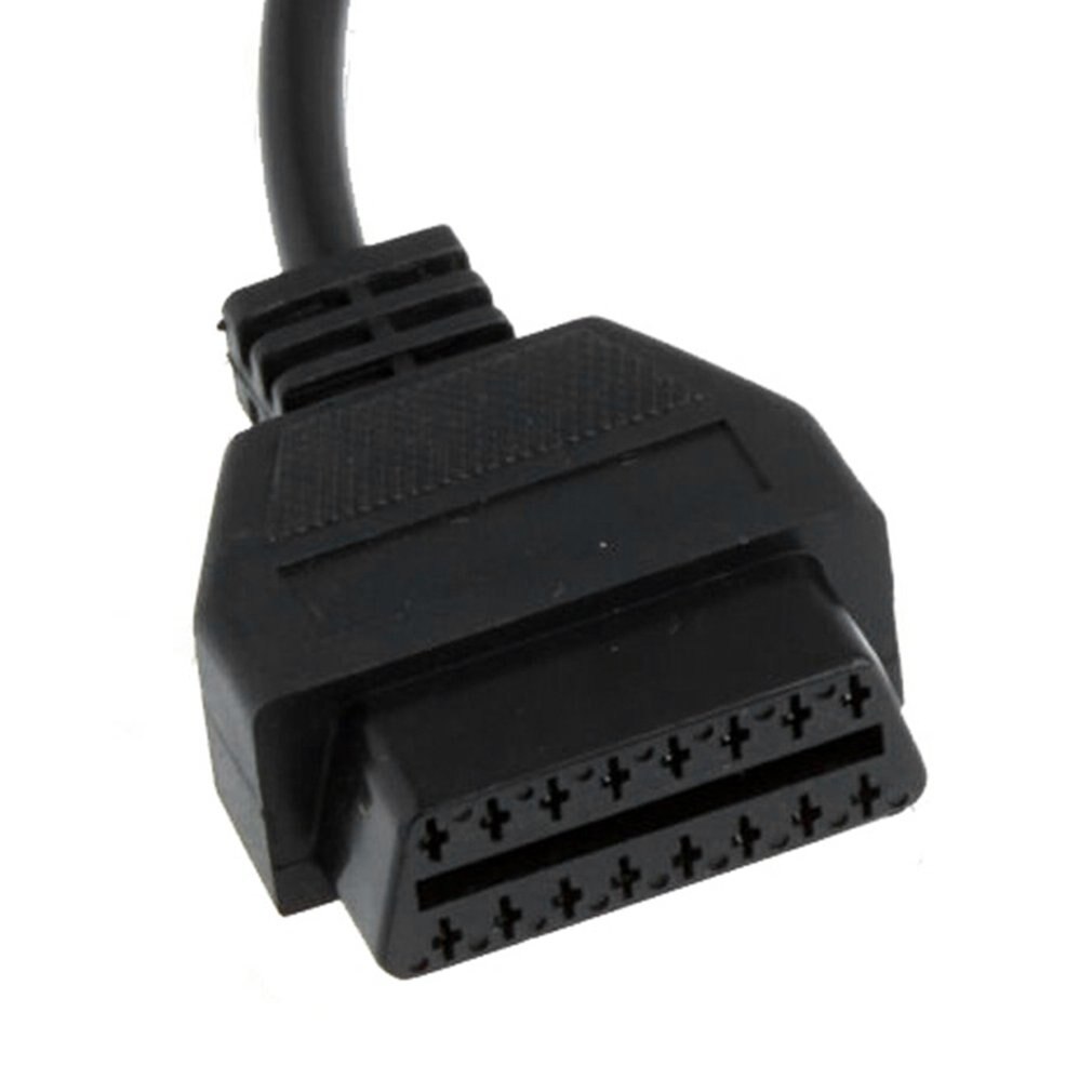 38 polet bil diagnostik stik kabel til benz 38 pin mandlige  to 16 pin hun obd 2 obdii stik adapter diagnostik værktøj