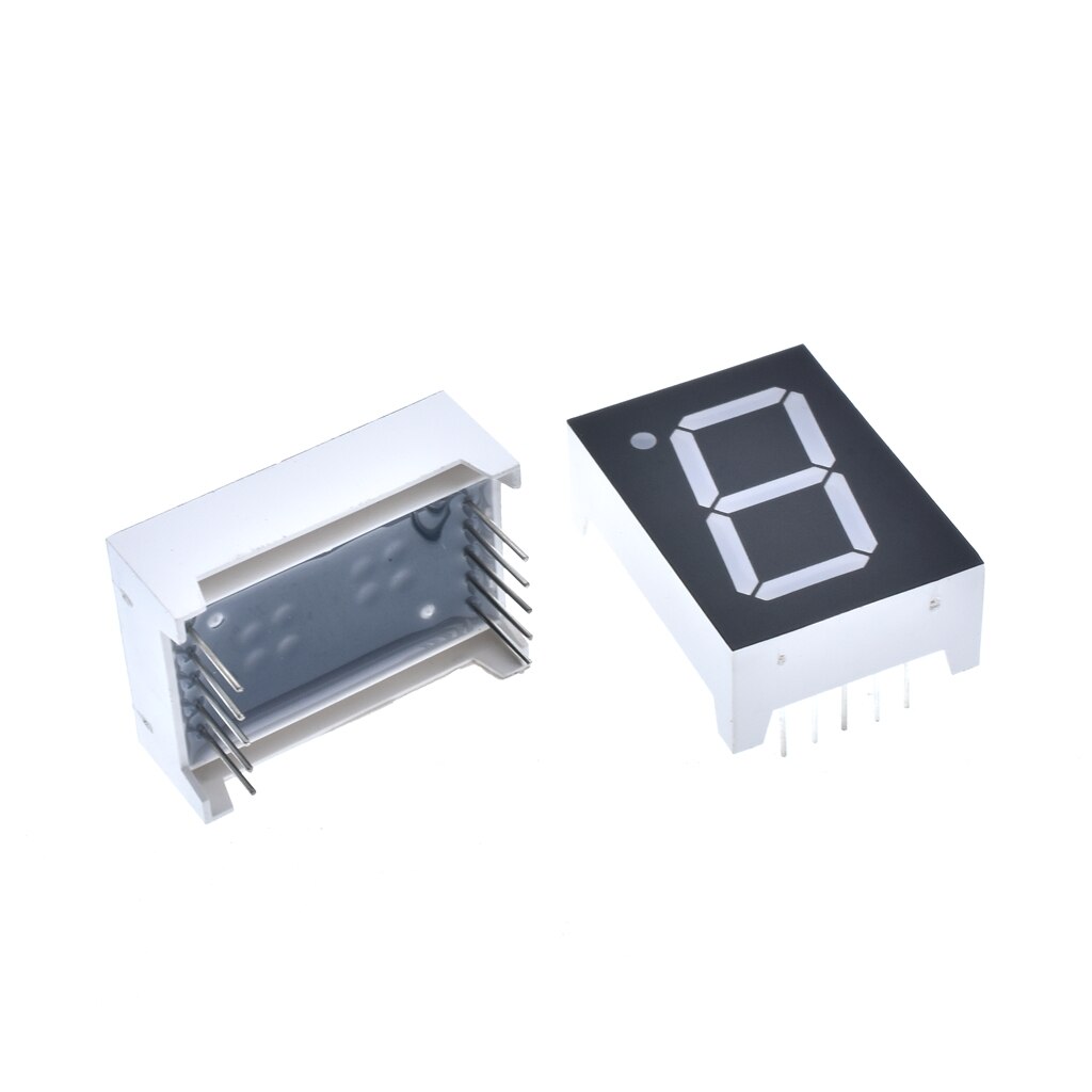 10er-Pack LED-Digitalanzeige 1 Bit 3,3V – Blaue 7-Segment-Röhre Mit Gemeinsamer Kathode
