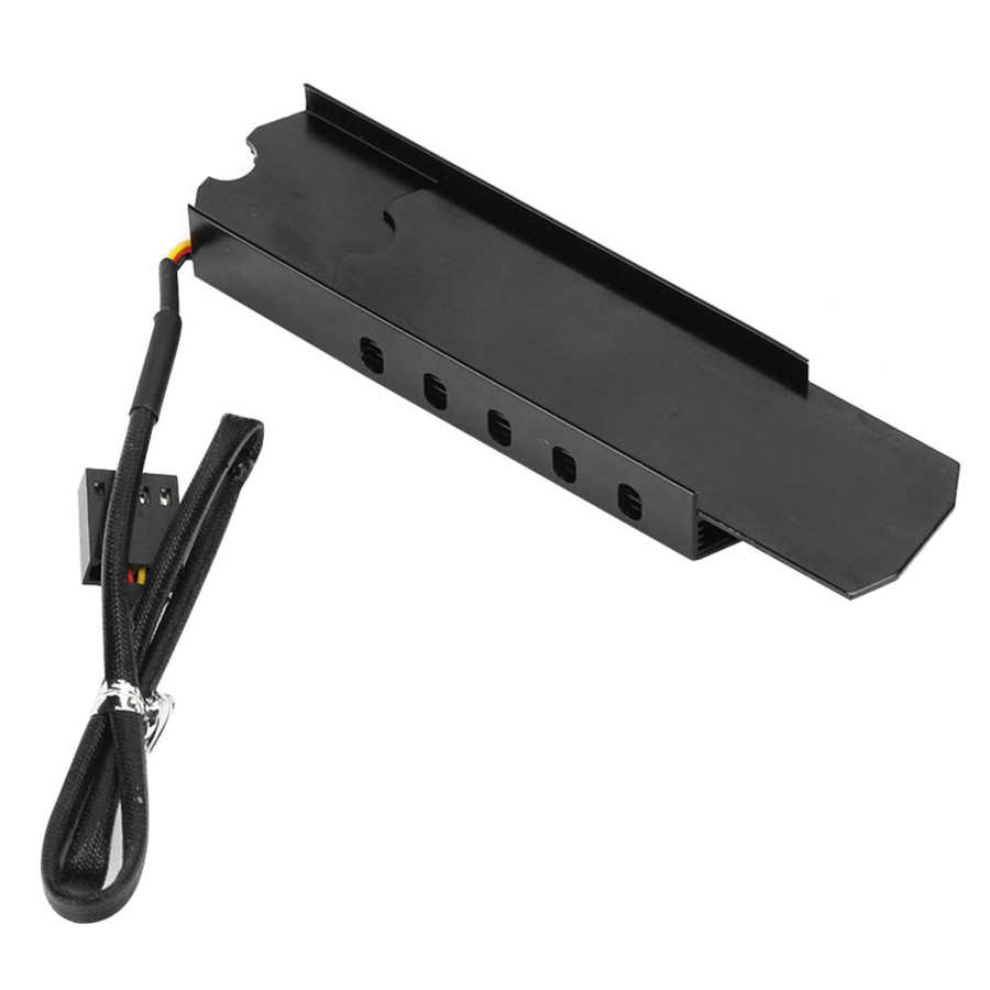 State Hard Disk Heat Sink Aluminum Alloy M.2 2280 SSD Heatsink with Regulation with Fan Desktop 4Pin Interface Powerful Cooling