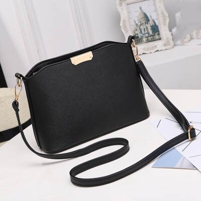 Mara Traum Neue Koreanische Trend Wilden Schulter Tasche Kreuz Muster Einfache Weibliche Shell Tasche Kleine Tasche Diagonal paket: Eblack