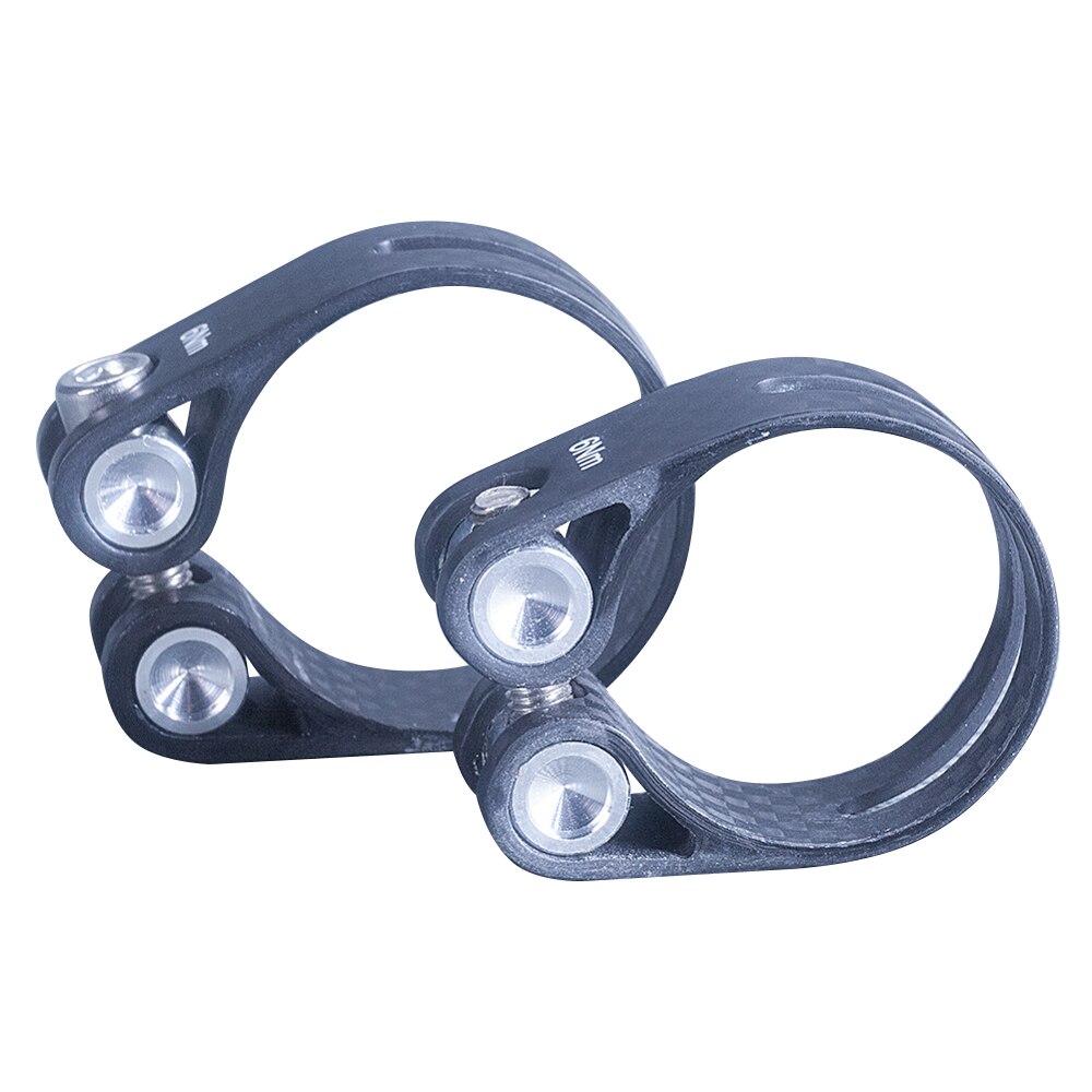 Ultralight 14g Matte 3K Carbon Fiber Seatposts Clamps Mountain Road Bike Seat Tube Clamp For Seatpost 27.2/30.8/31.6