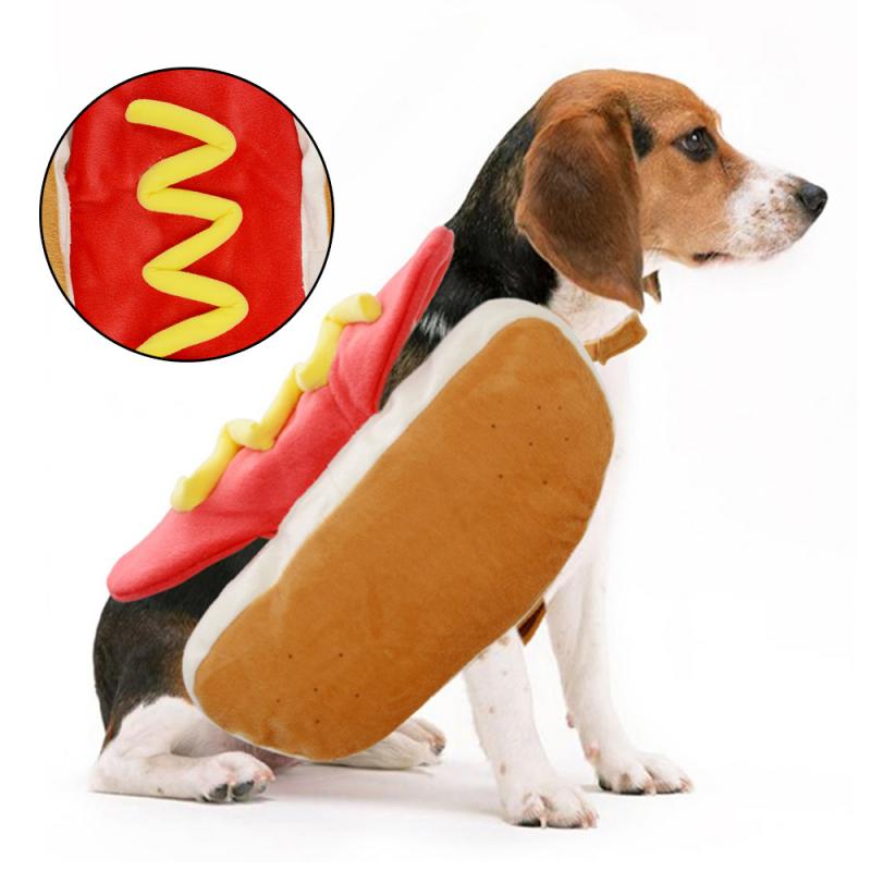 Disfraz para perro salchicha, ropa divertida para perros calientes, 3 tamaños, para Halloween, Navidad, , productos para mascotas