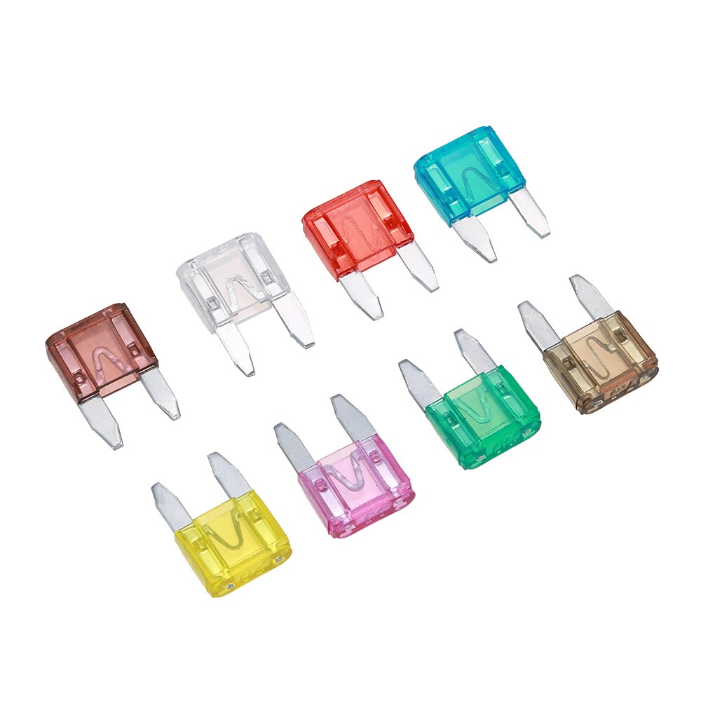 Mini fusibles de lame de voiture | 100 pièces, assortiment de camions de voiture, Kit de fusibles 2A 3A 5A 7.5A 10A 15A 20A 25A 30A 35A, fusible de lame de voiture, accessoires de voiture