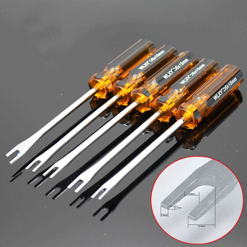5mm U bilden Schraubendreher Schlüssel Flache U Schraubendreher Multifunktions Reparatur Werkzeug Schraube Fahrer Hand Werkzeug U Gabel Typ Schraubendreher