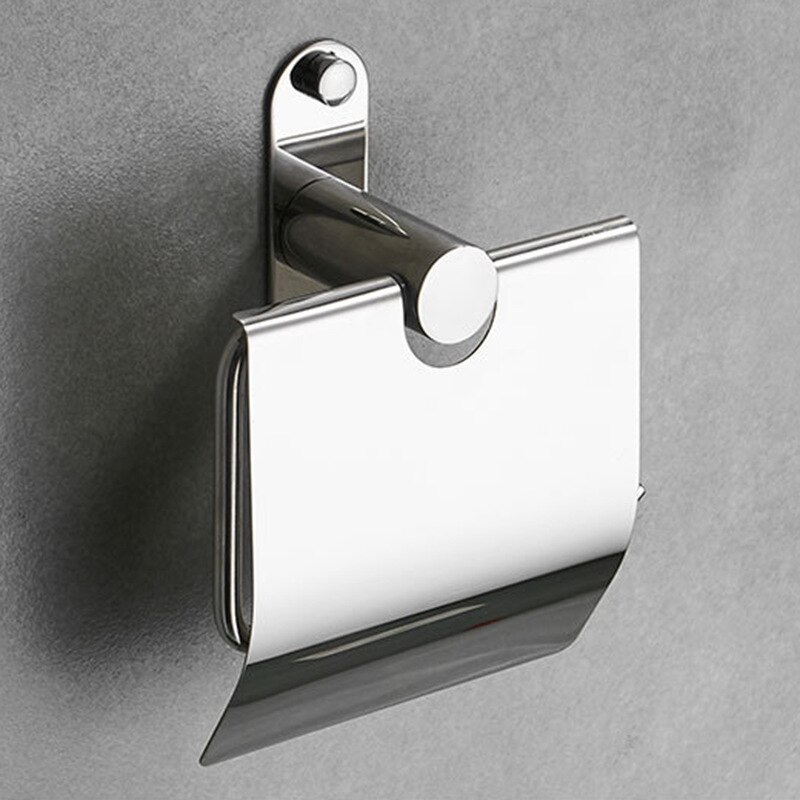 Stainless Steel Vertical Paper Towel Rack Roll Paper Hanger Large Roll Paper Towel Box Kitchen Toilet Paper Holder Accessories: E