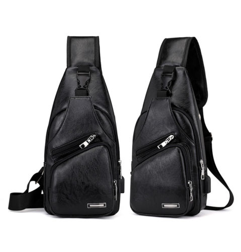 Bolsas masculinas quentes bolsa de couro do plutônio ocasional mala vertical ombro mensageiro sacos: Black