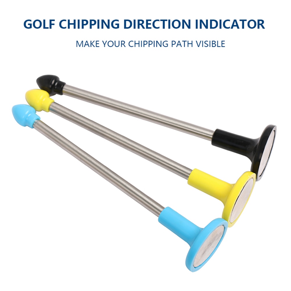 Magnetic Golf Cutter Direction Indicator Swing Club Alignment Correct Stick Golf Swing Aim Lie Angle Tool