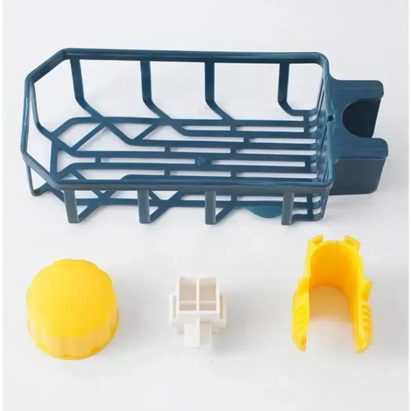Verstelbare Aanrecht Afvoerrek Spons Opslag Kraan Houder Zeep Afdruiprek Plank Mand Organizer Badkamer Accessoires Hanger