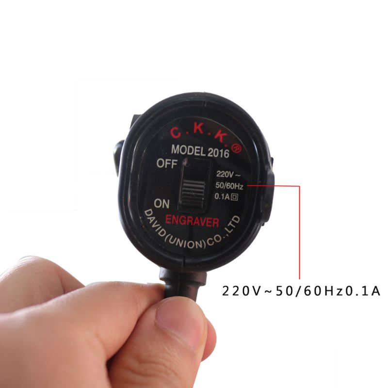 220V Electric Engraving Carving Pen Plotter Machine for Chiseling Tips on Metal Wooden Glass Plastic Ceramics Stone Surface