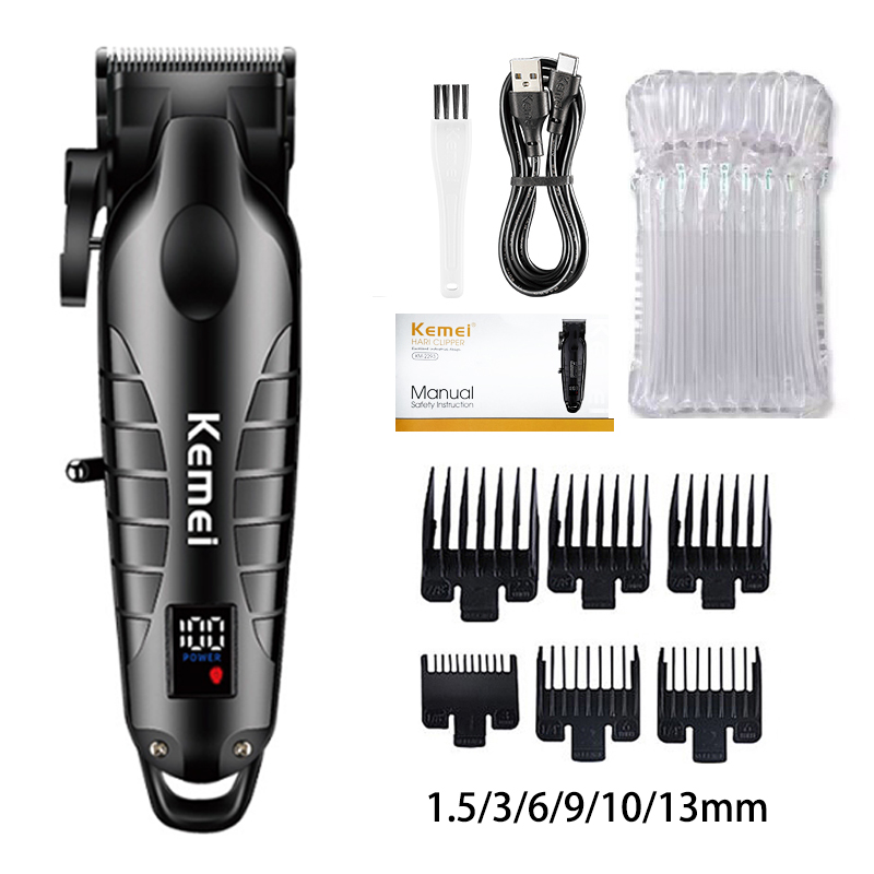 Kemei tondeuse set voor mannen, elektrisch scheerapparaat, tondeuse, professionele snijmachine, KM-2290, KM-2293, KM-1102: Goud