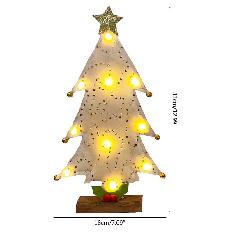 Mini Kerstboom Met Led Verlichting Ornamenten Fest... Grandado