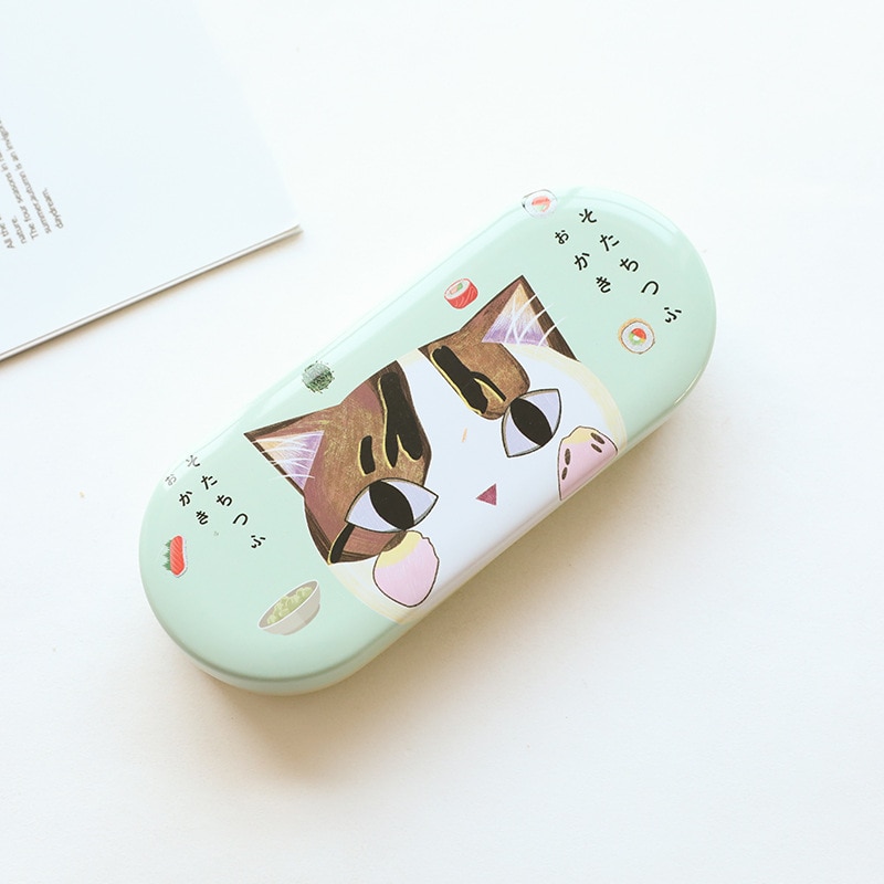 Étui lunettes chat de dessin animé | Étui de lunettes de rigide, mignon, protection des lunettes, boîte de protection pour les filles, modèle