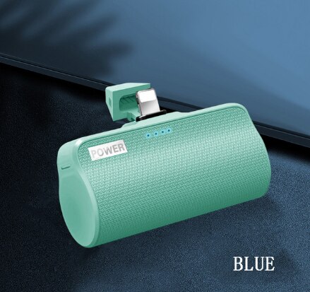 Tasca Portatile Accumulatori E Caricabatterie di Riserva di Tipo C Interfaccia per Samsung S8 S9 Nota 9 Xiaomi Mi8 Mi9 Del Telefono Batteria Esterna Del Caricatore 3000 mah: blue lightning