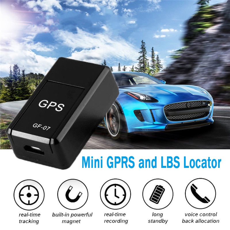 Magnetic GF07 Tracker Device GSM Mini Real Time Tracking Locator Mini GPRS Car Motorcycle Remote Control Tracking Monitor
