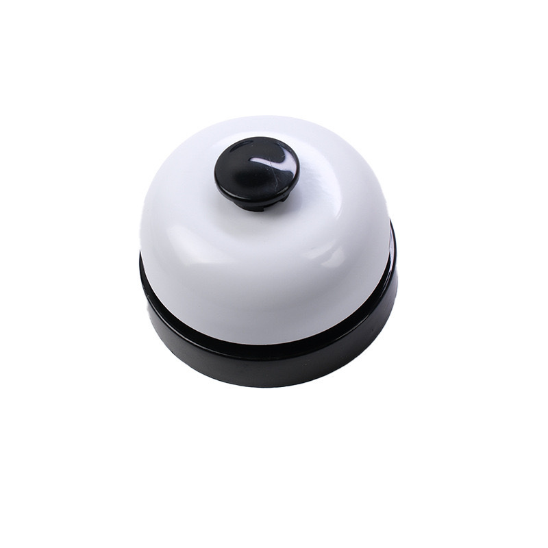 Multi-Functional Hand Press Bell - Great for Announcing Meals, Getting Attention & More: Brown