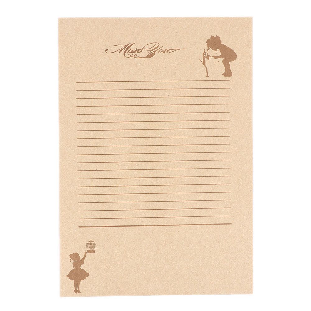 8Pcs/Set Note Writing Stationery Office Letter Pads Letter Papers School Supplies