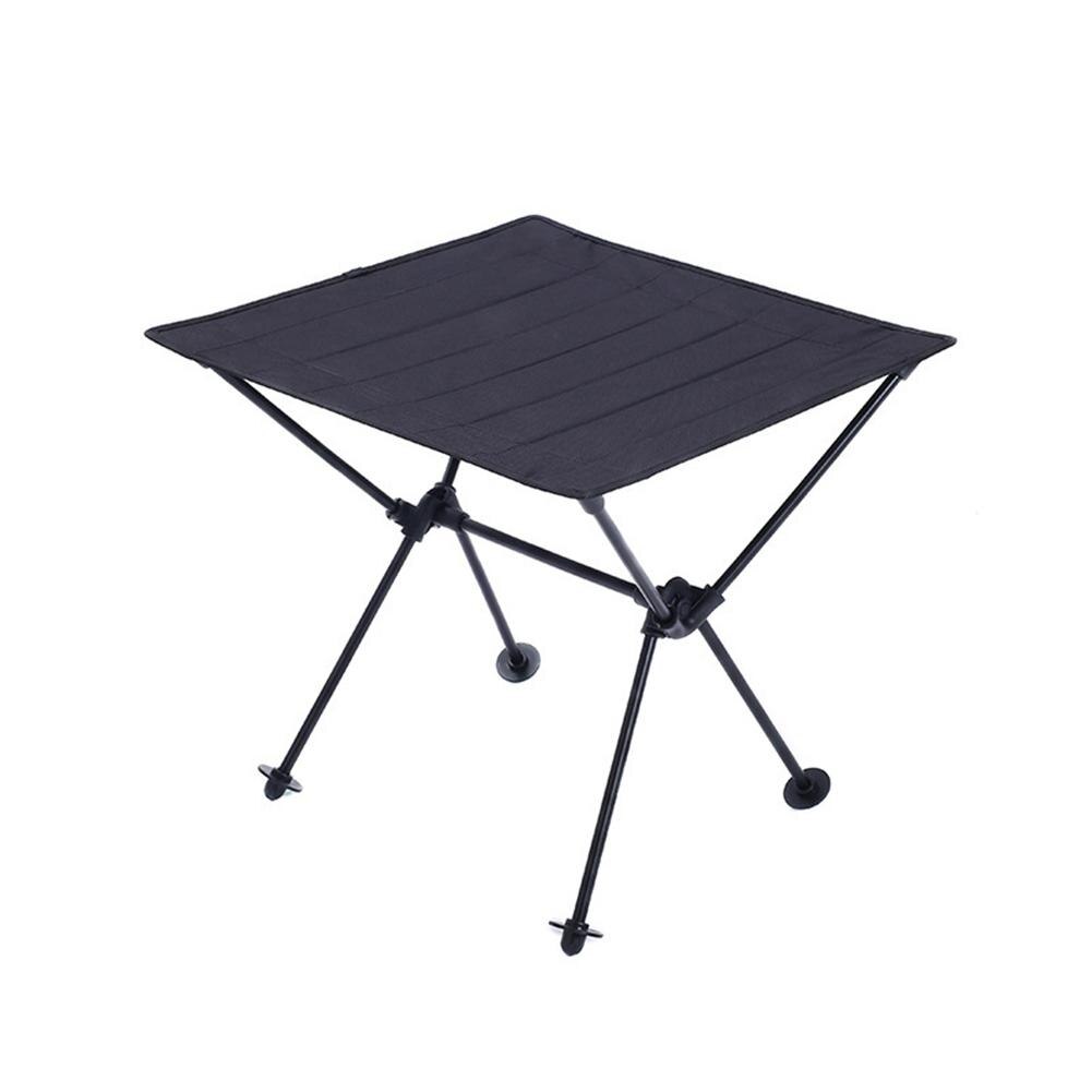 HobbyLane Opvouwbare Bureaulamp Gewicht Draagbare Aluminium Legering voor BBQ Camping Outdoor Bureau: black