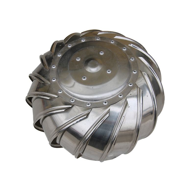 Ventilador de telhado de aço inoxidável, turbinas eólicas, ventilação de ar, sótão, 110mm, pipefit, ventilador de telhado