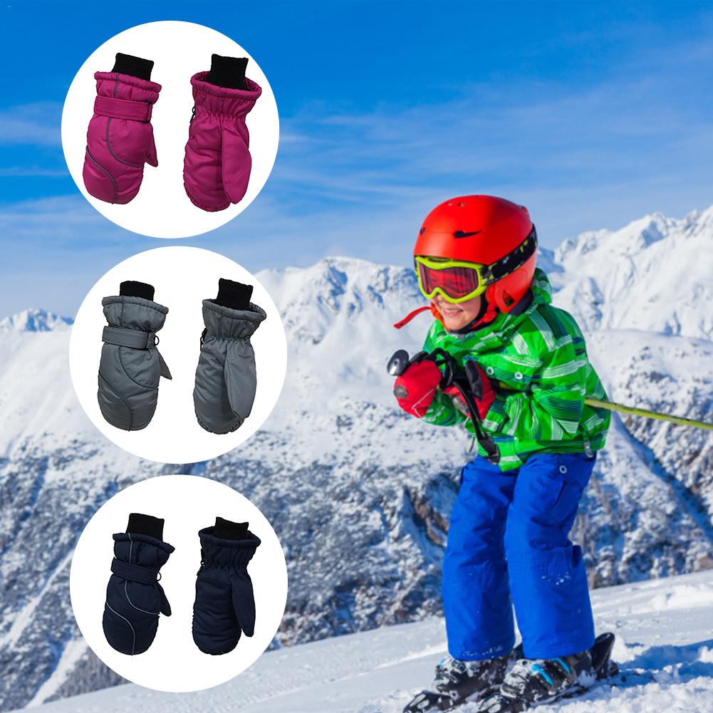 Children's Thick Warm Gloves Winter Ski Waterproof Windproof Gloves Children Outdoor Play Snow Antifreeze Gloves