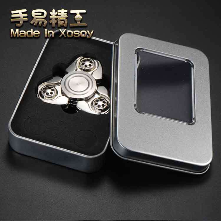 Stille Hand Spinner relax fidget Koper Messing Tol vinger spinner Metalen 3-5 minuten UFO nacht-lichtgevende