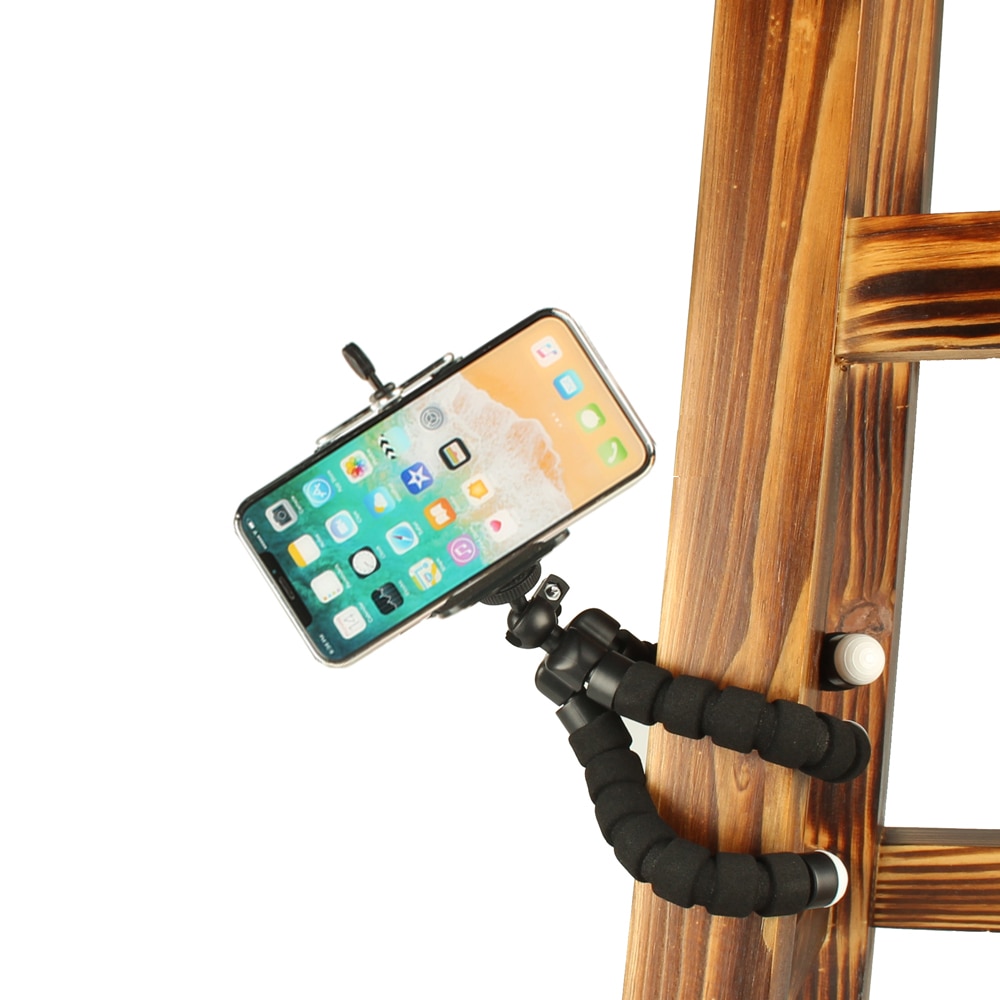 Trípode Flexible con Control remoto para teléfono móvil, Clip para iPhone 11, 12 Pro, Max, X, XS, XR, 7, 8, 6 Plus