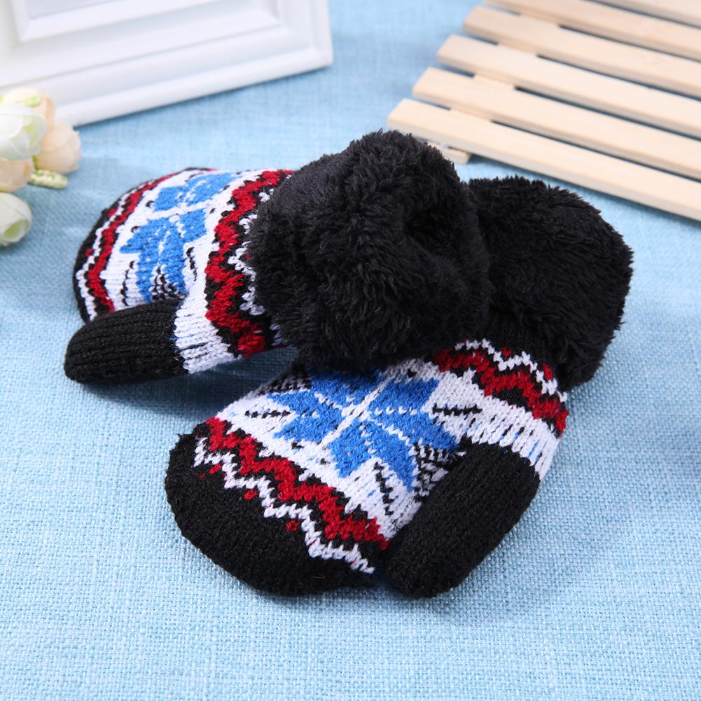 Elastische Ski Verdickt Handschuhe lässig Herbst Warme unisex Gestrickte Modische freundlicher Nachahmung Lamm Vlies Hand Wärmer