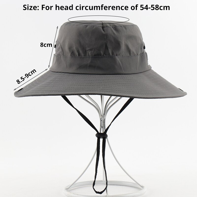 Sombrero de sol CAMOLAND Safari para mujer, protección UV, sombrero con forma de cubo para mujer, gorros de cola de caballo, sombreros de playa para senderismo transpirables al aire libre