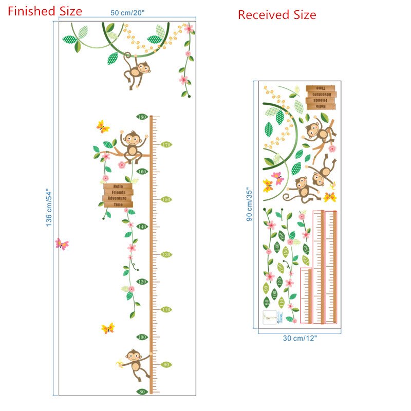 Cheeky Monkeys climbing flower tree diy height mea... – Grandado