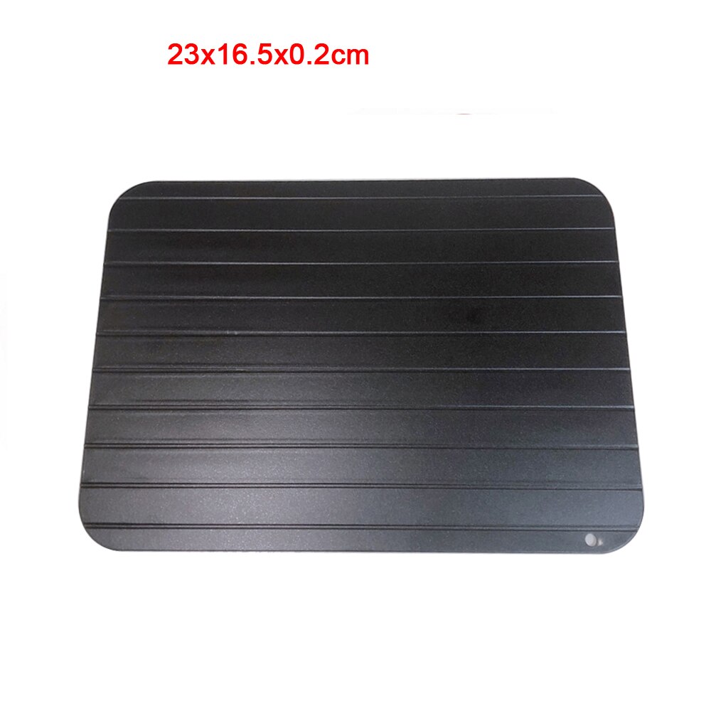Non Stick Thawing Plate Rapid Defrosting Tray Defrosts Food Quickly Large Board for Defrosting Frozen Food No Chemicals: 23x16.5x0.2cm