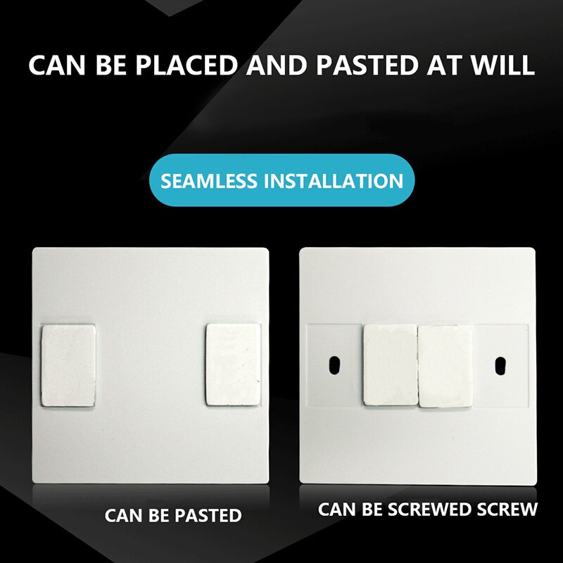 433 Mhz Ac 220V 110V 1CH Draadloze Rf Afstandsbediening Schakelaar Led Nachtlampje Schakelaars Drukknop 86 muur Panel Afstandsbediening Zender