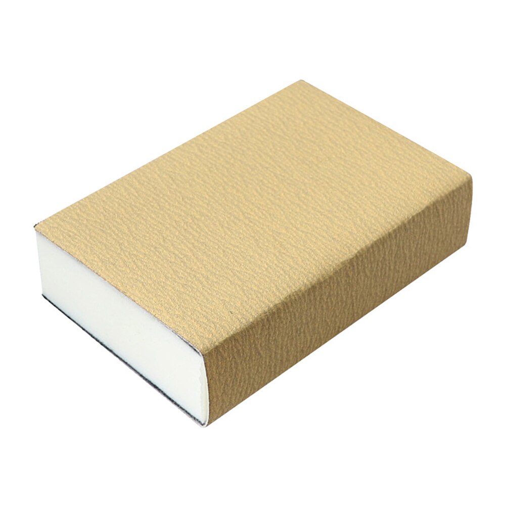 Self-adhesive Sandpaper Yellow Sand Paper Dry Grinding Flocking Sanding Sponge Rectangular Polishing Grinding Tool