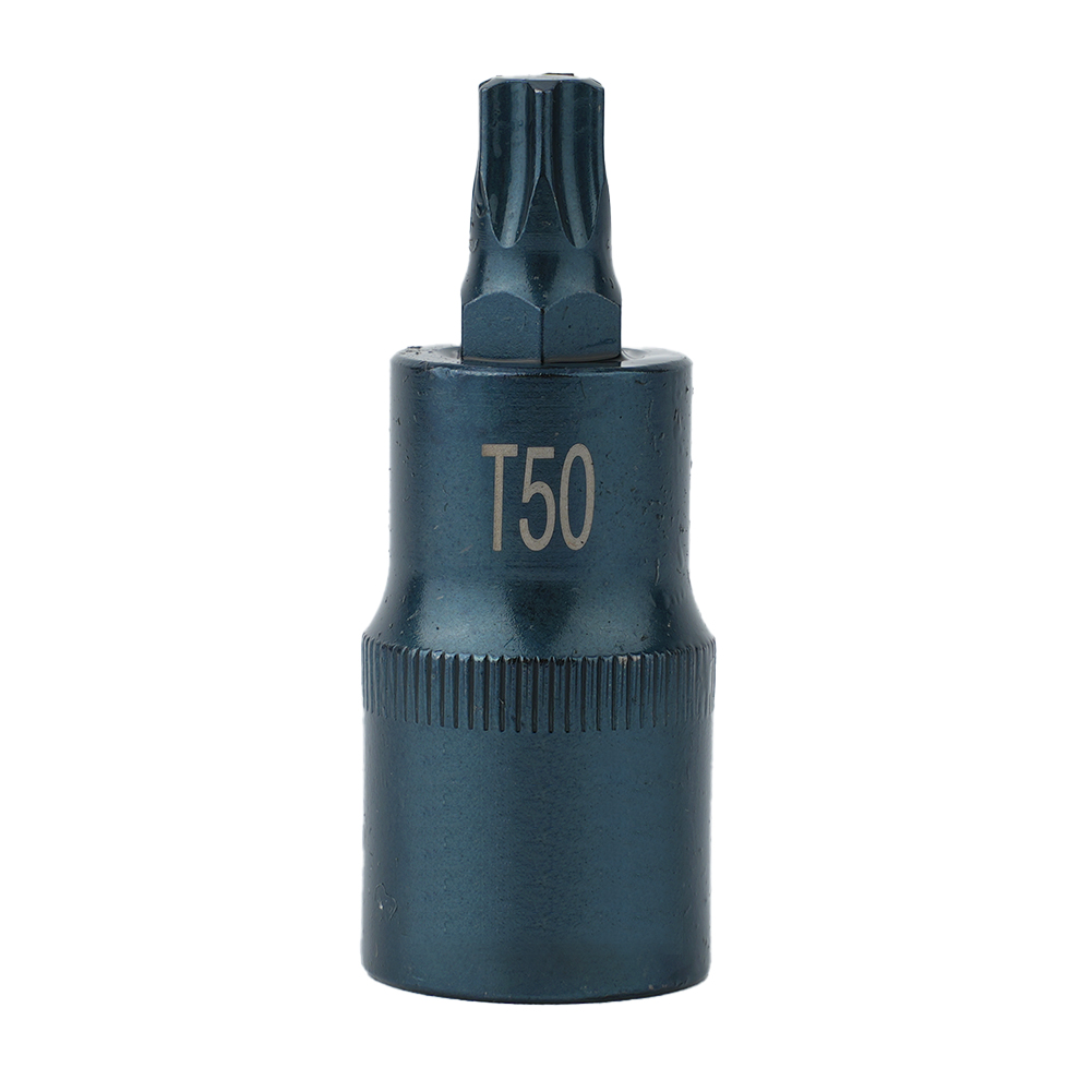 Torx Screwdriver Bit 1/2inch Socket Bits Adapter T30 T40 T45 T50 T55 T60 T70 Torx Socket Adapter Hand Tool For Ratchet Wrenches: black