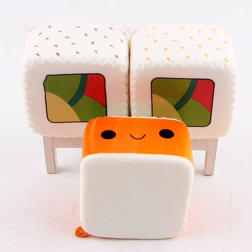Squishy Kawaii Cute Sushi Scented Squeeze Slow Rising Fun Toy Relieve Stress Cure Slow Rising Stress Relief #CE2