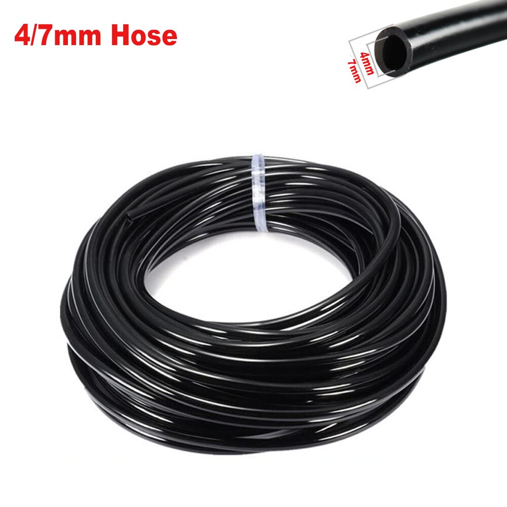 5m 3/5mm 4/7mm 8/12mm Hose PVC Micro Drip Irrigation Tube Plants Sprinkler Pipe Greenhouse Agriculture Micro Irrigation Hose: 4l7mm hose